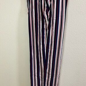 Liverpool Women's Striped Pants and Tank Top Set -‎ Navy, Red, White